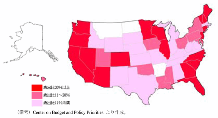 第1-3-46図　11年度予算における歳入不足の状況