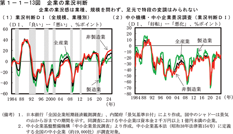 第1-1-13図　企業の業況判断